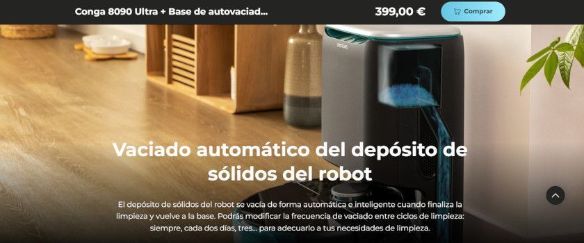 autovaciado del deposito conga 8090 ultra conga 7490 eternal home x-treme 7290 genesis