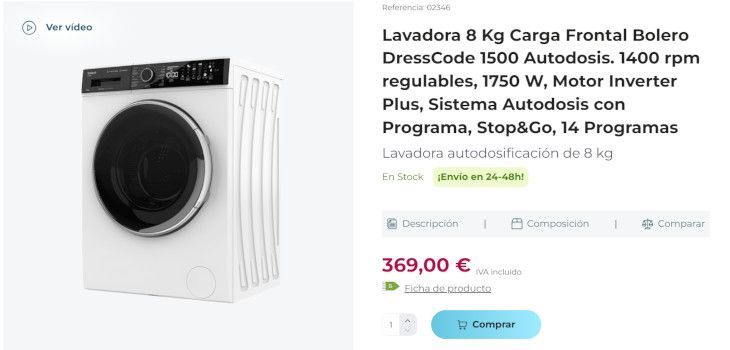 precio oferta bolero dresscode 1500 2000 autodosis
