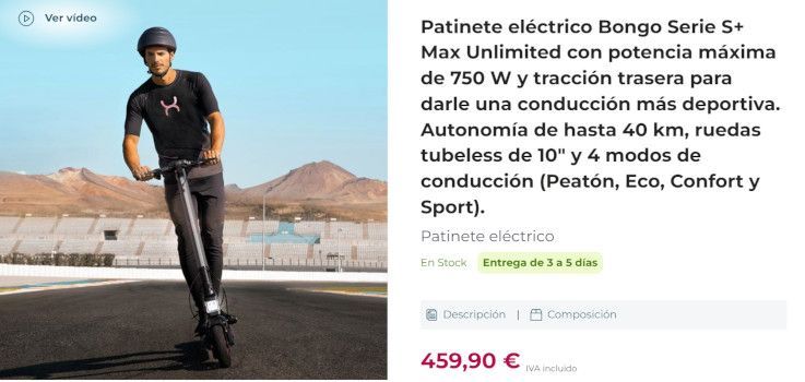 bongo serie s+ max unlimited precio oferta bongo serie s+ max unlimited precio oferta