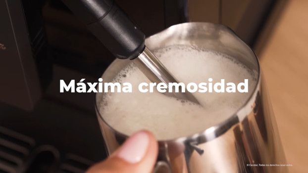 maxima cremosidad con el vaporizador para espumar