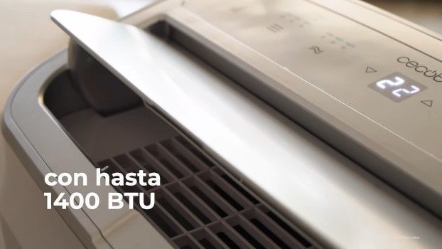 potencia hasta 14000 btu y 28 litros de deshumidificacion