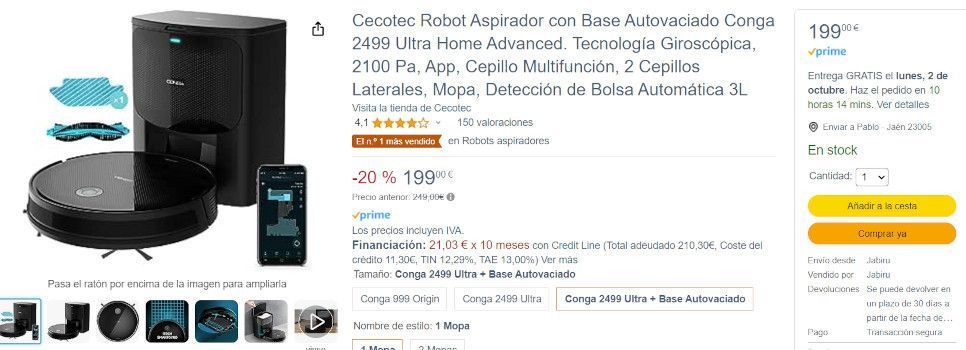 amazon conga 2499 ultra home titanium precio oferta amazon conga 2499 ultra home titanium precio oferta