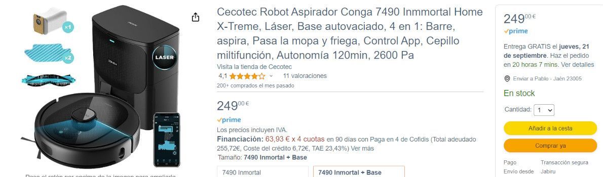 conga 7490 immortal home x-treme precio oferta amazon