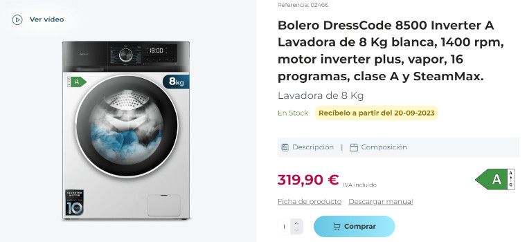 pagina oficial de ventas bolero dresscode 8500 inverter a cecotec ofertas black friday 2023