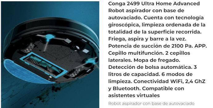 pagina ventas cecotec black friday 2023 conga 2499 ultra home titanium