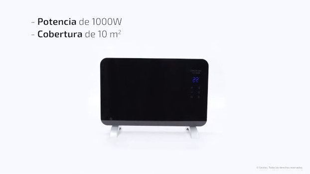 ready warm 6650 crystal connection radiador electrico bajo consumo black friday 2023