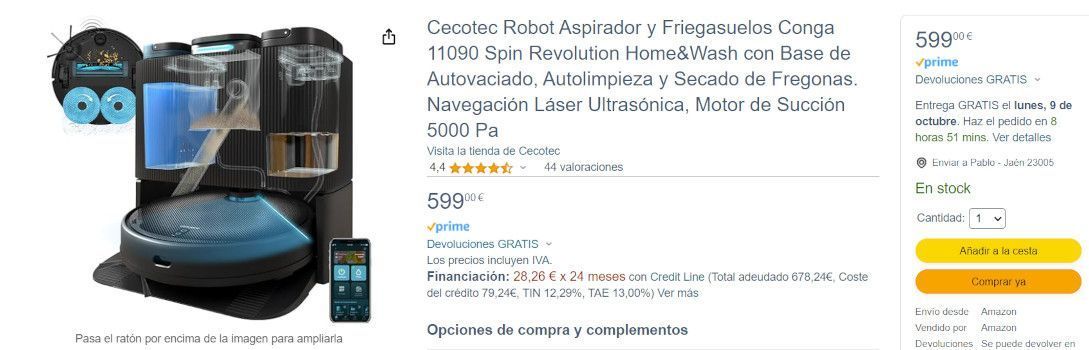 conga 11090 precio de ventas amazon black friday 2023