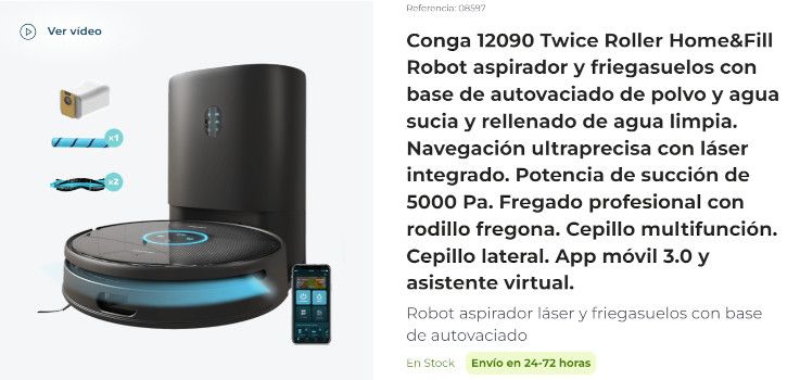 conga 12090 twice roller home and fill cecotec black friday 2023 precio