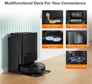 diferencias robots aspiradores roborock con dock rock autovaciado autolimpiado q revo