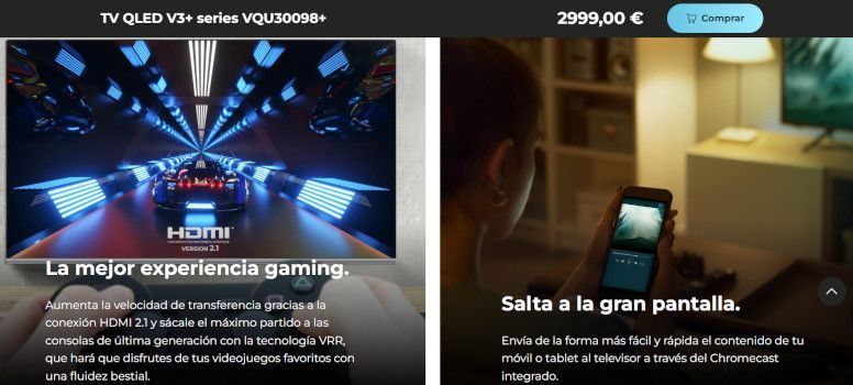 smart tv cecotec series v3+ v2 v1+ v1 diferencias opiniones