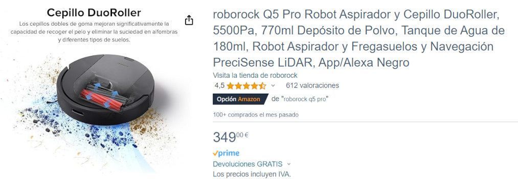 diferencias roborock dreame xiaomi conga black friday 2023