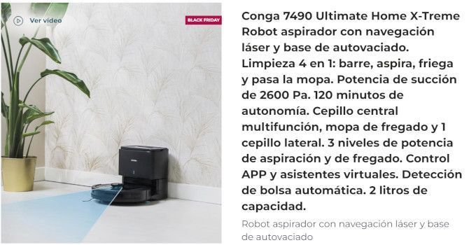 robot conga 7490 ultimate home x-treme ofertas amazon cecotec