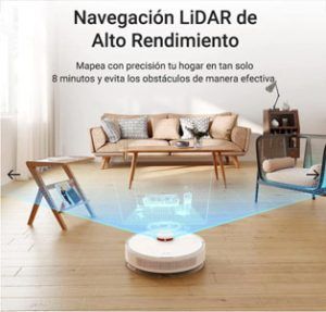 robot aspirador dreame d10 plus con navegacion laser